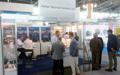 Mantec Technical Ceramics' booth at Ceramitec 2018